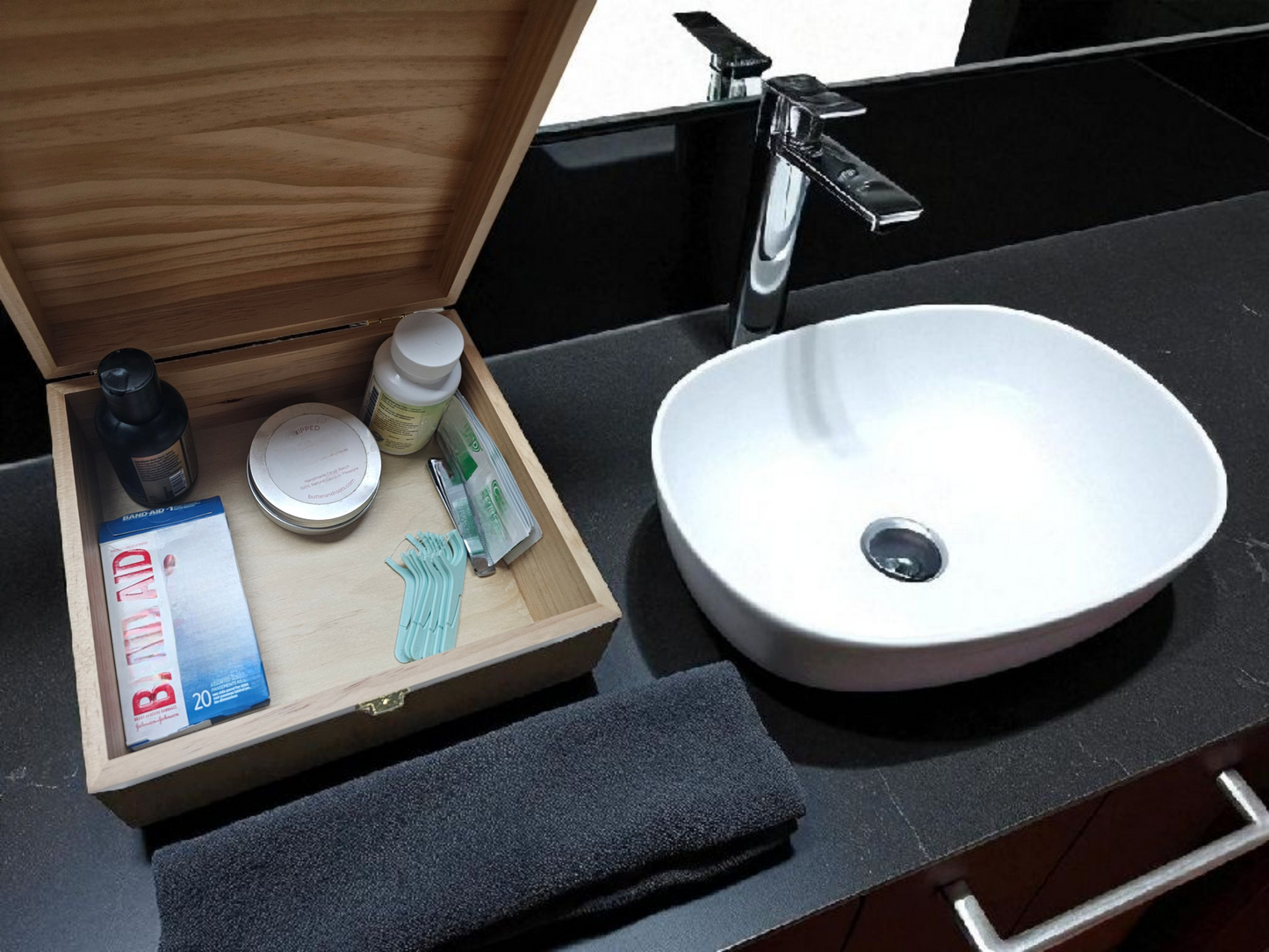 Wooden Remedy Keepsake Box – Natural Memory Storage | Pine or Bamboo (8x10x4)