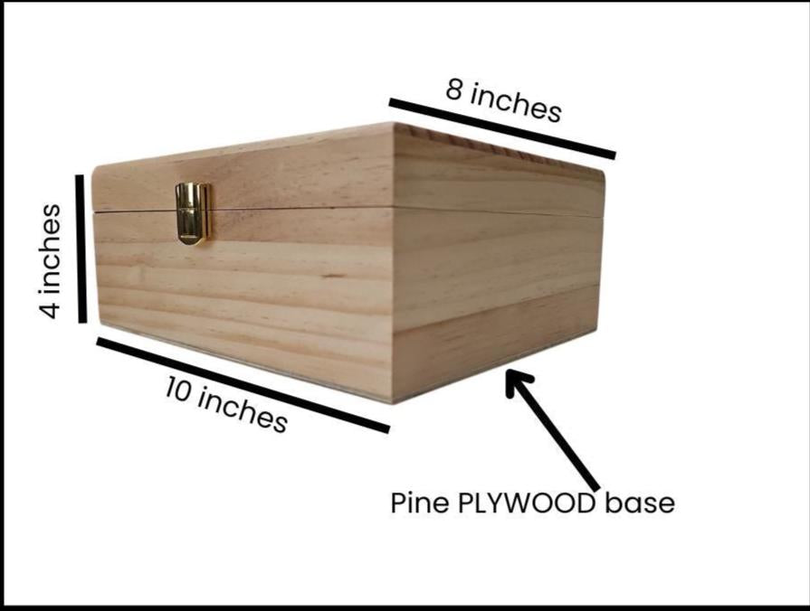 Cherished Dog Memory Box: Handcrafted Pine Keepsake with Engraving