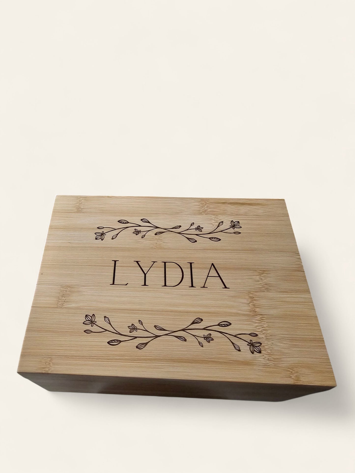 Personalized Wooden Keepsake Box