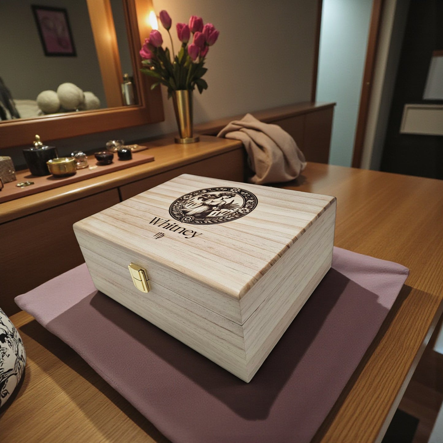 Personalized Zodiac Design Keepsake Box