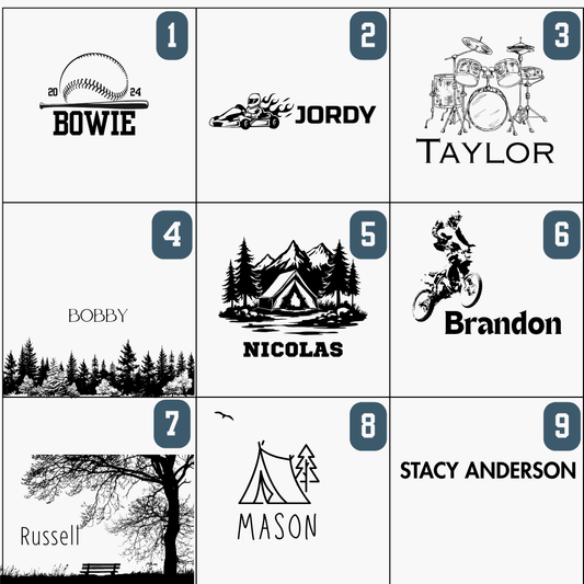 Personalized Keepsake Box for Boys