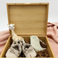 Personalized Wooden Keepsake Box: Engraved Baby Memory Box, 8x10 inches Pine or Bamboo