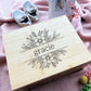 Personalized Pine Keepsake Box – Custom Engraved Memory Box, 8x10x4 Inches