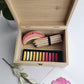 Newfashioned Relics™ Desert Sunset Keepsake Box – Custom Wooden Storage for Jewelry, Tarot & Memories