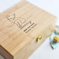 Personalized Cat Memorial Keepsake Box – Wooden Pet Memory Chest | Pine or Bamboo (8x10x4)