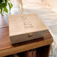 Honoring Your Beloved Cat: Engraved Pine Memorial Box - Sentimental Pet Loss Keepsake