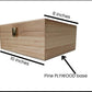 Cherished Dog Memory Box: Handcrafted Pine Keepsake with Engraving