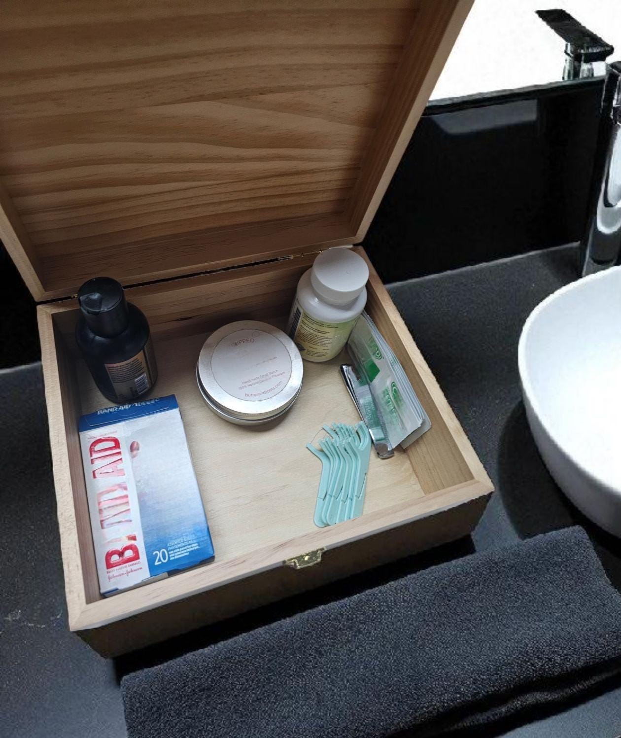 Personalized Wooden Remedy Box – Custom Engraved Keepsake Wellness Chest for Rituals and Self Care