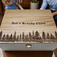 Personalized Wooden Remedy Box – Custom Engraved Keepsake Wellness Chest for Rituals and Self Care