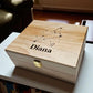 Personalized Zodiac Constellation Keepsake Box – Custom Engraved Memory Box with Name