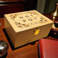 Engraved Bamboo Stash Box: Custom Keepsake Box with Lid optional personalization