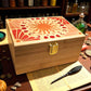 Personalized Sun & Moon Wooden Keepsake Box: Celestial Jewelry Storage